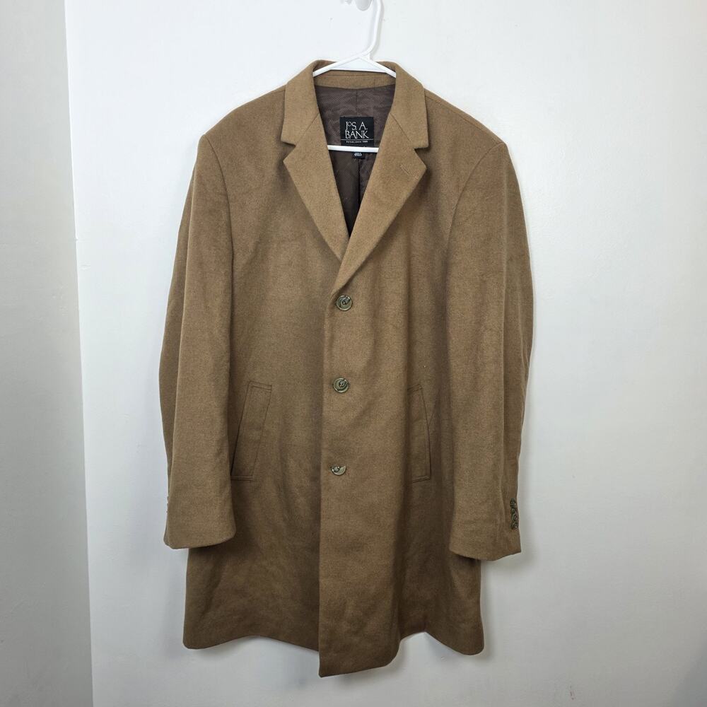 Jos. A. Bank Brown Wool Blend Preppy Classic Suit Jacket Blazer Size 42 Short